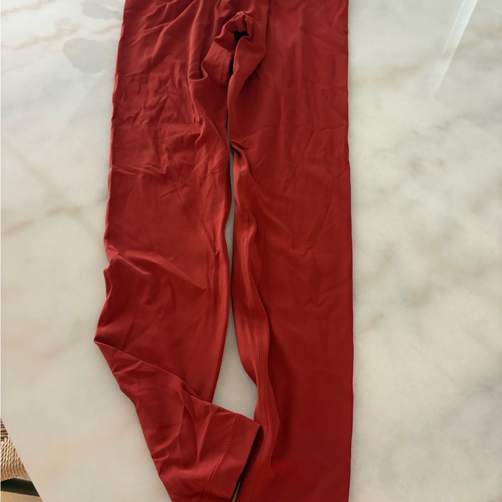 Lululemon RustRed Stretch Leggings